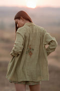 Tiger Trail Shirt | Handwoven Linen Shirt